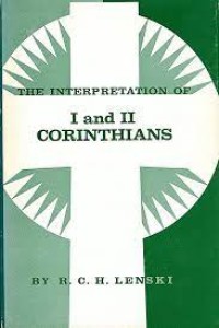 Image of Interpretation Of I And II Corinthians, The