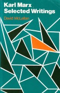Karl Marx Selected Writings